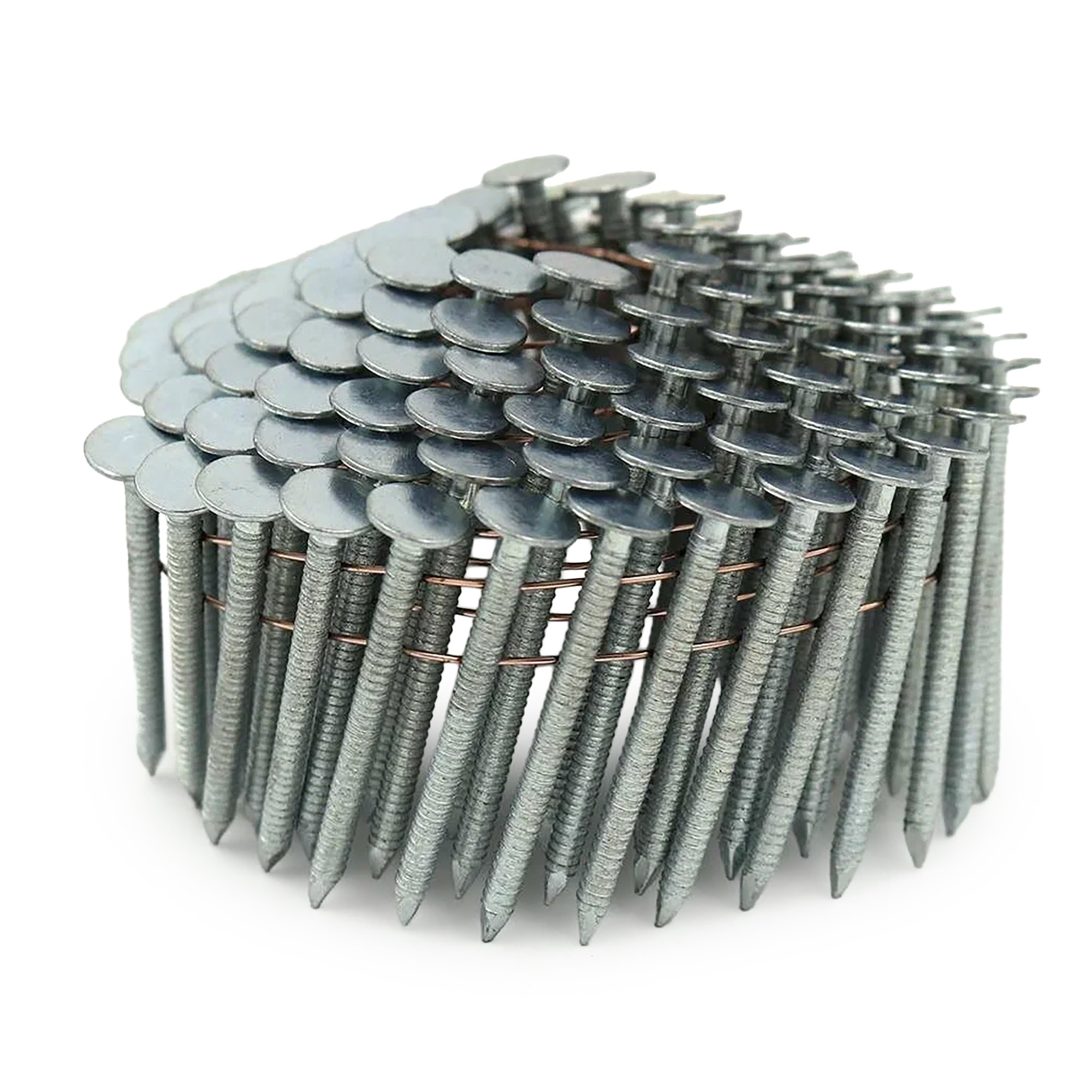 Гвоздь барабанный кровельный CRN 31/38 ершеный цинк (120шт х 48) тыс.шт. Гвоздь барабанный кровельный CRN 31/38 ершеный цинк (120шт х 48) тыс.шт.